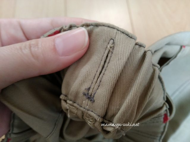 ゴムの入れ替えができるE体の服