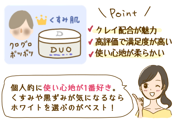 DUOクレンジングバームホワイトの特徴